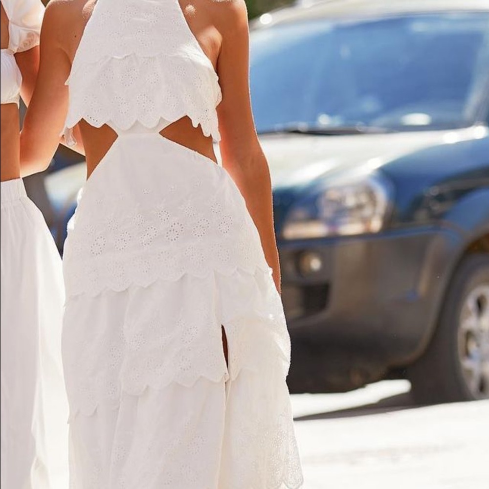 White dress.  Worn once. SOLD OUT